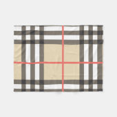 Muster Stilvolle Schottische Geometrische Mode Fleecedecke (Vorderseite (Horizontal))