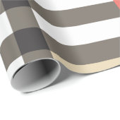 Muster Stilvolle Schottische Geometrische Mode Geschenkpapier (Rolleneckpunkt)