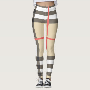 Muster Stilvolle Schottische Geometrische Mode Leggings