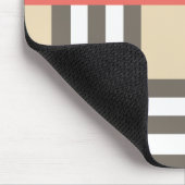 Muster Stilvolle Schottische Geometrische Mode Mousepad (Ecke)
