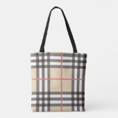 Muster Stilvolle Schottische Geometrische Mode Tasche (Rückseite)