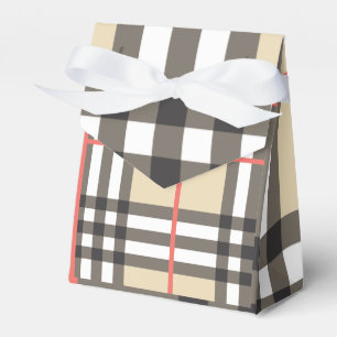 Muster Stilvoller schottischer geometrischer Mode Geschenkschachtel