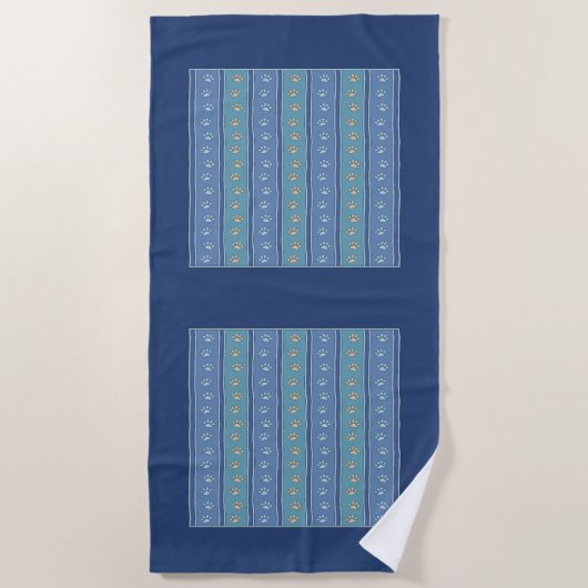 Muster Strandtuch (Vorderseite)