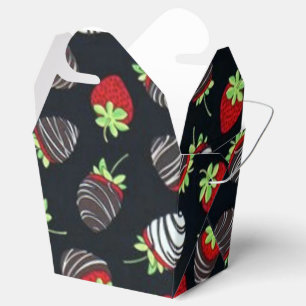 Muster Strawberries Schokolade "Abnehmen" Box Geschenkschachtel