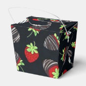 Muster Strawberries Schokolade "Abnehmen" Box Geschenkschachtel (Rückseite)