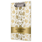 Muster-Streifen für goldfarbene Damaskus Klemmbrett (Links)