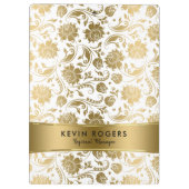 Muster-Streifen für goldfarbene Damaskus Klemmbrett (Rückseite)