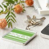 Muster, Streifen und Kreise: 2017 Pantone Greenery Schlüsselanhänger (Seite)