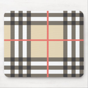 Muster Stylische schottische geometrische Mode Mousepad