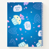 Muster Sweet Cupcake-Notebook Notizblock (Rückseite)