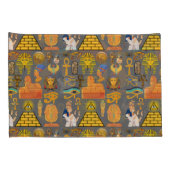 Muster Symbol antiker ägyptischer Hieroglyphus Kissenbezug (Rückseite-Rechts)