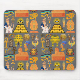 Muster Symbol antiker ägyptischer Hieroglyphus Mousepad