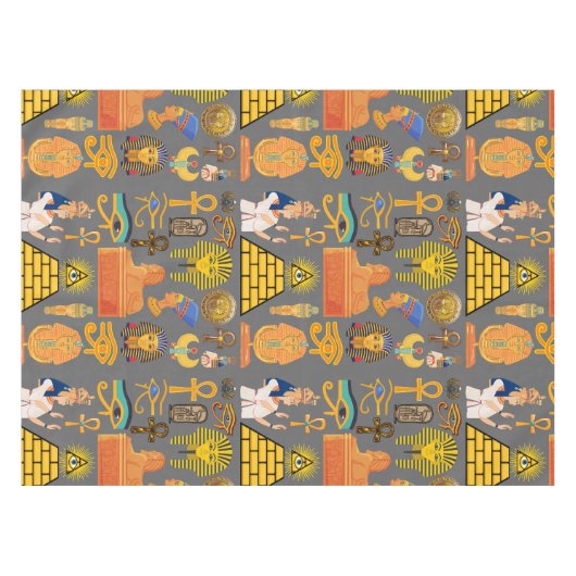 Muster Symbol antiker ägyptischer Hieroglyphus Tischdecke (Vorderseite (Horizontal))