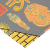 Muster Symbol antiker ägyptischer Hieroglyphus Tischdecke (Schrägansicht)