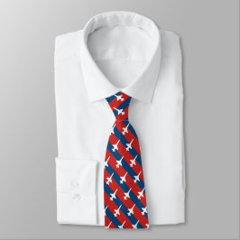 Muster T-38 (rot und blau) Krawatte
