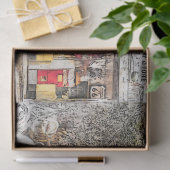 Muster T & Allgemeiner Store Vintage Entpackung Seidenpapier (Geschenk)