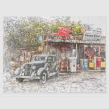 Muster T & Allgemeiner Store Vintage Entpackung