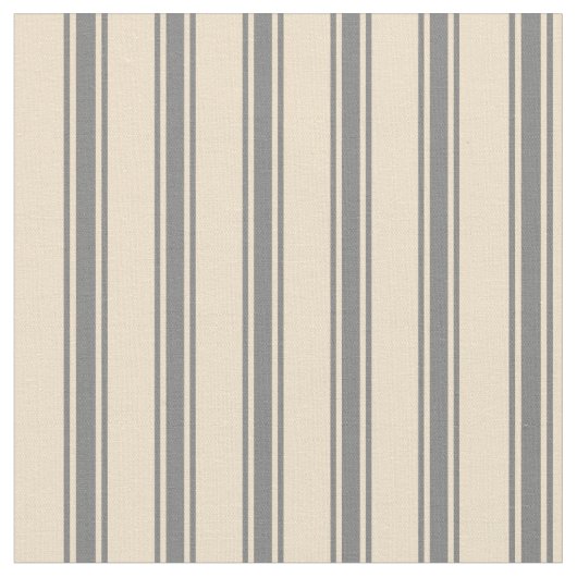 Muster Tan und Grau Streifen/Linien Stoff (Nahaufnahme)