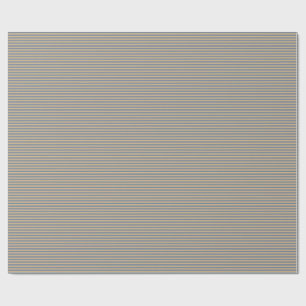 Muster Tan und Light Slate Gray Streifen Geschenkpapier