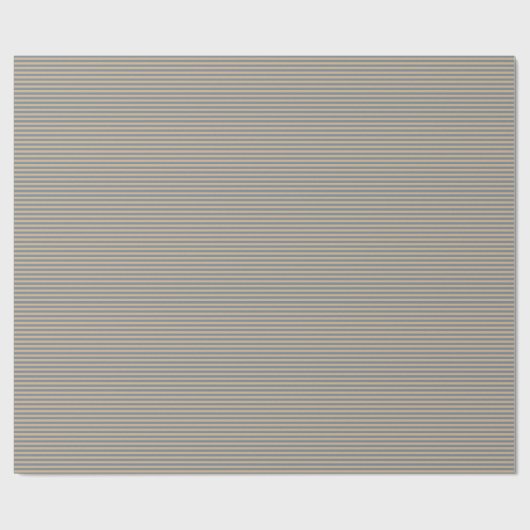 Muster Tan und Light Slate Gray Streifen Geschenkpapier (Flach)