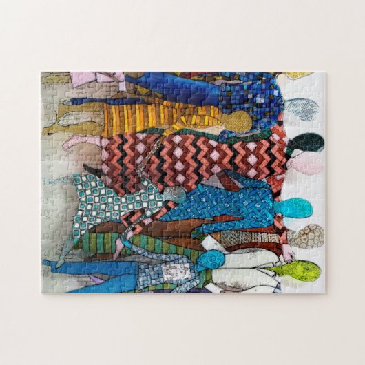 Muster tanzen barfuß puzzle (Horizontal)