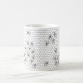 Muster-Tasse für Bienen und Honeycomb Kaffeetasse (Mittel)