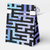 Muster - Taste für Labyrinthe - Schwarz + Text Geschenkschachtel (Rückseite)