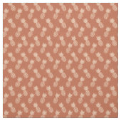 Muster Terracotta & Peach Tropical Pineapse Stoff (Muster)