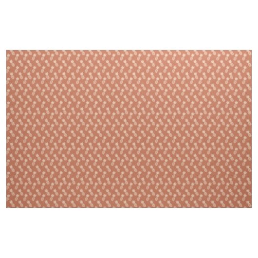 Muster Terracotta & Peach Tropical Pineapse Stoff (Fat Quarter (45,7 x 55,9 cm))
