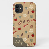 Muster Tiere Faces iPhone Fall Case-Mate iPhone Hülle (Rückseite)