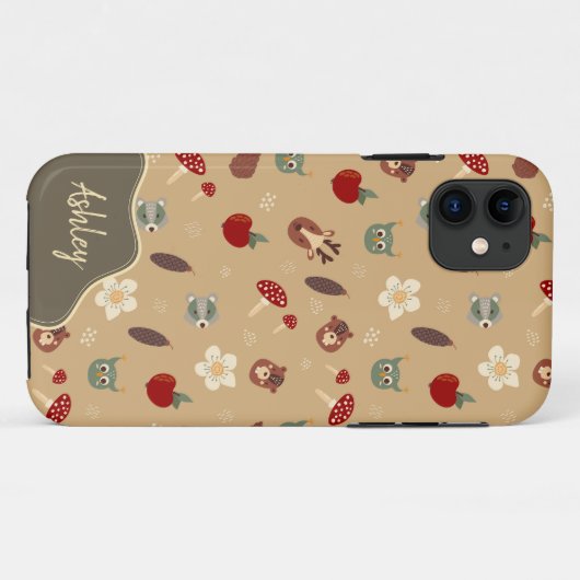 Muster Tiere Faces iPhone Fall Case-Mate iPhone Hülle (Rückseite (Horizontal))