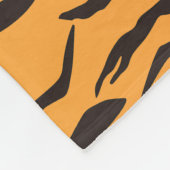Muster Tigerhaut Fleecedecke (Ecke)