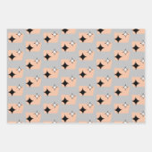 Muster Trio Geschenkpapier Set (Vorderseite)