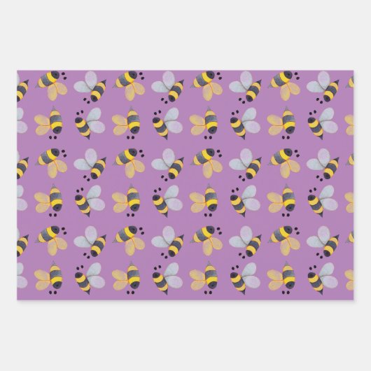 Muster Trio II Geschenkpapier Set (Vorderseite)