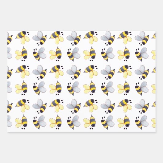 Muster Trio II Geschenkpapier Set (Vorderseite 3)