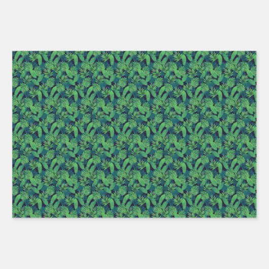 Muster tropischer Blätter (Vorderseite)