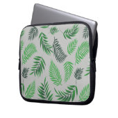Muster tropischer Blätter 11 Laptopschutzhülle (Vorderseite Links)