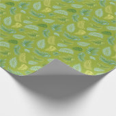 Muster tropischer Blätter 16 Geschenkpapier (Ecke)