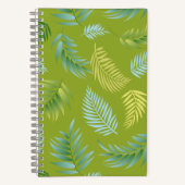 Muster tropischer Blätter 16 Notizblock (Vorderseite)
