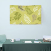 Muster tropischer Blätter 17 Banner (Messeveranstaltung)