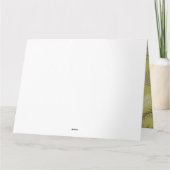 Muster tropischer Blätter 17 Dankeskarte (Rückseite)