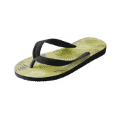 Muster tropischer Blätter 17 Kinderbadesandalen (Schrägansicht)