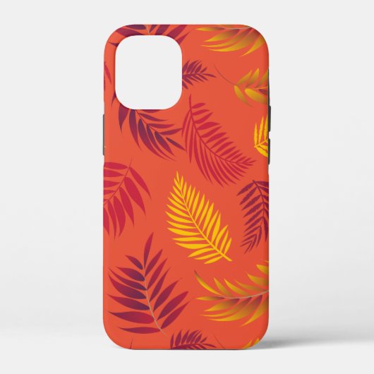 Muster tropischer Blätter 18 Case-Mate iPhone Hülle (Rückseite)