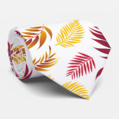 Muster tropischer Blätter 20 Krawatte (Gerollt)