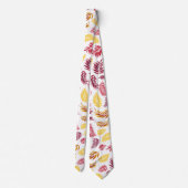 Muster tropischer Blätter 20 Krawatte (Rückseite)
