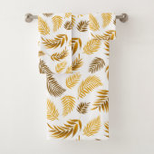 Muster tropischer Blätter 22 Badhandtuch Set (Insitu)