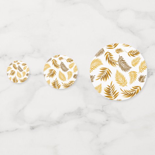 Muster tropischer Blätter 22 Konfetti (Rückseiten)