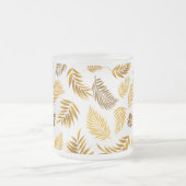 Muster tropischer Blätter 22 Mattglastasse (Mittel)