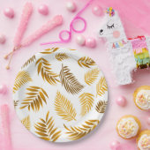 Muster tropischer Blätter 22 Pappteller (Party)