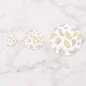 Muster tropischer Blätter 7 Konfetti (Vorderseiten)